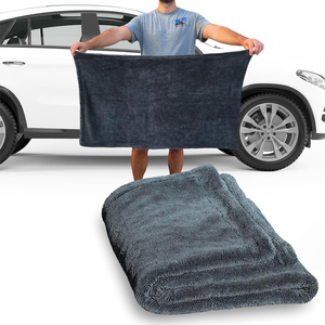 Toalla de secado de vidrio para coche, toalla trenzada de doble cara para secado de carrocerías, superabsorción de 1300 ~ 1500g/m², venta al por mayor - Product Image 2