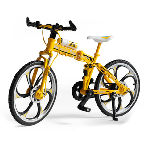 Đồ chơi xe đạp gấp mini mô hình xe đạp leo núi hợp kim đúc tỷ lệ 1:8 bán buôn dành cho trẻ em - Product Image 3