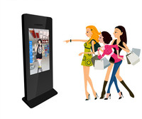 Espejo Mágico Interactivo de 55 Pulgadas con Pantalla 3D, Espejo Virtual con IA, Pantalla Táctil AR Todo en Uno, Pantalla Publicitaria