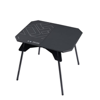Table de camping ultra-légère à pieds détachables, portable, en alliage d'aluminium, pliable, multi-usages, pour l'extérieur