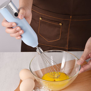 Chất Lượng Cao Xách Tay Điện Trứng Đánh Trứng Thép Không Gỉ 304 <span class=keywords><strong>Mini</strong></span> Pin Hoạt Động <span class=keywords><strong>Mixer</strong></span> Kích Thước Nhỏ Không Dây Trứng Thân Thiện Với Môi - Product Image 2