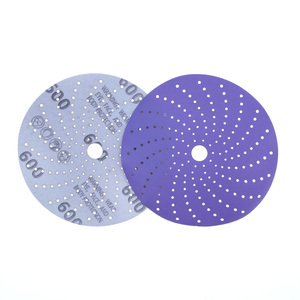 Similar As 3M 737U Quality 6 Inch P80~800 <strong>Hook</strong> and <strong>Loop</strong> Purple Sandpaper <strong>Disk</strong> Ceramic 150mm Abrasive Disc for Metal Grind Polish - Product Image 5
