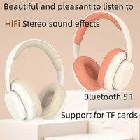 P2961 headphone nirkabel, Headset Gaming dengan mikrofon penghilang kebisingan Stereo HiFi untuk komputer Esports