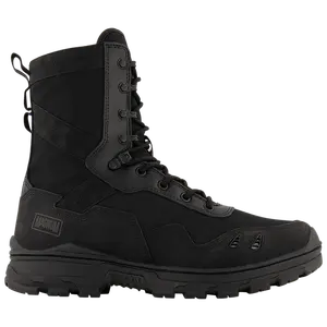 qcb女式黑色ww2 m43战术靴沙漠皮革新材料