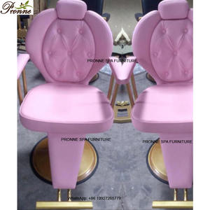 Salon de coiffure en gros style moderne pas cher rose et or hydraulique inclinable <span class=keywords><strong>femme</strong></span> <span class=keywords><strong>coupe</strong></span> de <span class=keywords><strong>cheveux</strong></span> chaise de barbier - Product Image 6