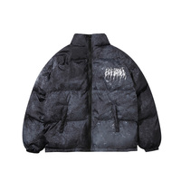 Manteaux de créateur pour hommes personnalisés, souples, imperméables pour l'extérieur grande taille, doudoune à bulles, mode hivernale décontractée en toile-Vente en gros