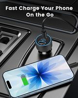 Cargador de Coche USB C de Alta Calidad, Cargador de Coche Mini de Doble Puerto Tipo C, Cargador de Coche de Carga Rápida Tipo C para Coche