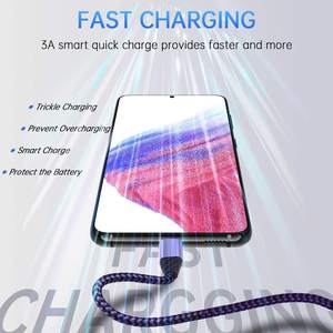 Câble USB-C de charge rapide 3A Kunai OEM, nouveau design, en cuivre, sortie 20W, compatible Android, iOS, imprimante, scanner, 2m, 3m, avec boîte - Product Image 2