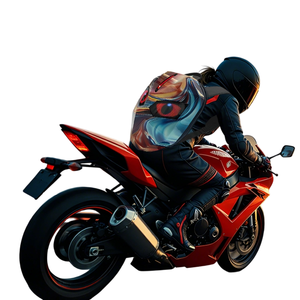 Sac à dos LED intelligent promotionnel, <span class=keywords><strong>amusant</strong></span>, étanche, personnalisable, avec affichage LED mobile et yeux LED, pour motard - Product Image 3