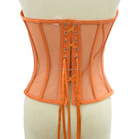 Corsé Sexy Transparente de Malla para Mujer WBU-001, Lencería, Body, Corsé Moldeador de Talla Grande para Confección de Vestidos