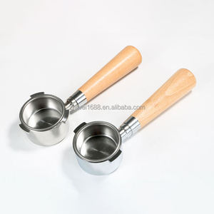 <span class=keywords><strong>Barista</strong></span> Tools 51/54/58MM portafiltro sin fondo de café 2/3 orejas portafiltro de café con mango de madera para E61/Homix/<span class=keywords><strong>Delonghi</strong></span> - Product Image 6