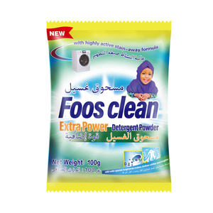 Detergente en Polvo Ecológico en Bolsitas <span class=keywords><strong>de</strong></span> 100g, Jabón en Polvo para Lavandería, para Sudamérica y Medio <span class=keywords><strong>Oriente</strong></span> - Product Image 1