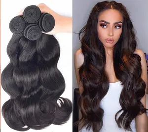 Wholesale Raw Indian 100% remy hair extension Cheap Human Hair Bundles Body Weave Bundles Virgin Bundles Weft manufacturer