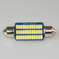 Ampoule LED de plafonnier intérieur de voiture 3014 36SMD 39mm 12V pour lampe de lecture automobile