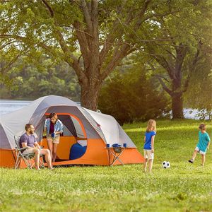 Carpa de Lona para Acampar al Aire Libre, para 3-4 Personas, Familiar, de Emergencia, de Una Habitación, Impermeable, para Todas las Estaciones, de Doble Capa, con Refuerzo Diagonal - Product Image 5