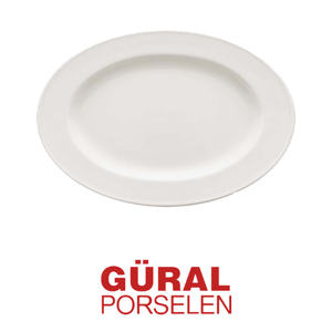 จานเสิร์ฟรูปไข่เดลต้าโบนไชน่า 29 × 20 ซม. รุ่น Gural -6 - Product Image 4
