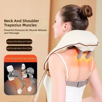 Masseur portable électrique chauffant pour le cou et les épaules, châle de massage Shiatsu multifonctionnel pour les muscles