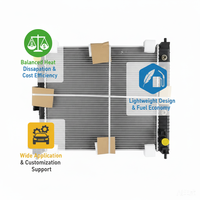 Radiateur de refroidissement du liquide de refroidissement du moteur pour Cadillac XT5 2017-2024 XT6 20-24 OE 23138762 84168786 84664114 85557760 Ensemble de ventilateur de refroidissement
