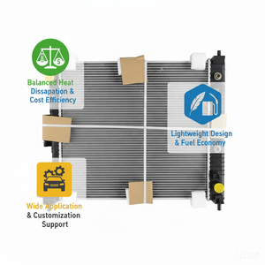 Radiatore di raffreddamento del liquido di raffreddamento del liquido di raffreddamento del motore per Cadillac <span class=keywords><strong>XT5</strong></span> 2017-2024 XT6 20-24 OE 23138762 84168786 84664114 85557760 gruppo ventola di raffreddamento - Product Image 2