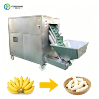 Fabrieksleverancier Automatische Elektrische Groene Banaan Plantain Schilmachine