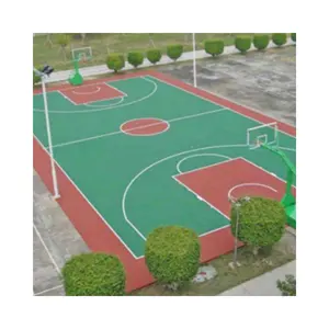 Piastrelle resistenti agli agenti atmosferici per campi da basket e campi da gioco per bambini