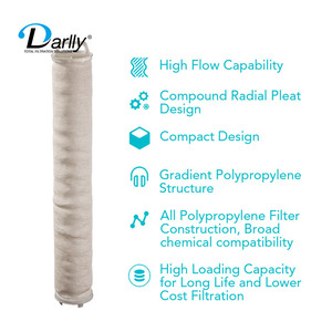 Filtre à eau industriel <span class=keywords><strong>de</strong></span> remplacement pour <span class=keywords><strong>entreprise</strong></span> chinoise, 165 mm, 40 pouces, 5 microns, haut débit 500 L/heure, traitement <span class=keywords><strong>de</strong></span> l'eau par filtration industrielle - Product Image 4