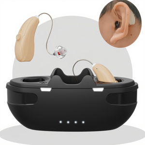 Aides auditives numériques rechargeables Bluetooth de haute qualité Wenatone R70, application téléphonique, BTE RIC, produits <span class=keywords><strong>sans</strong></span> <span class=keywords><strong>fil</strong></span> <span class=keywords><strong>pour</strong></span> les oreilles et l'audition - Product Image 1