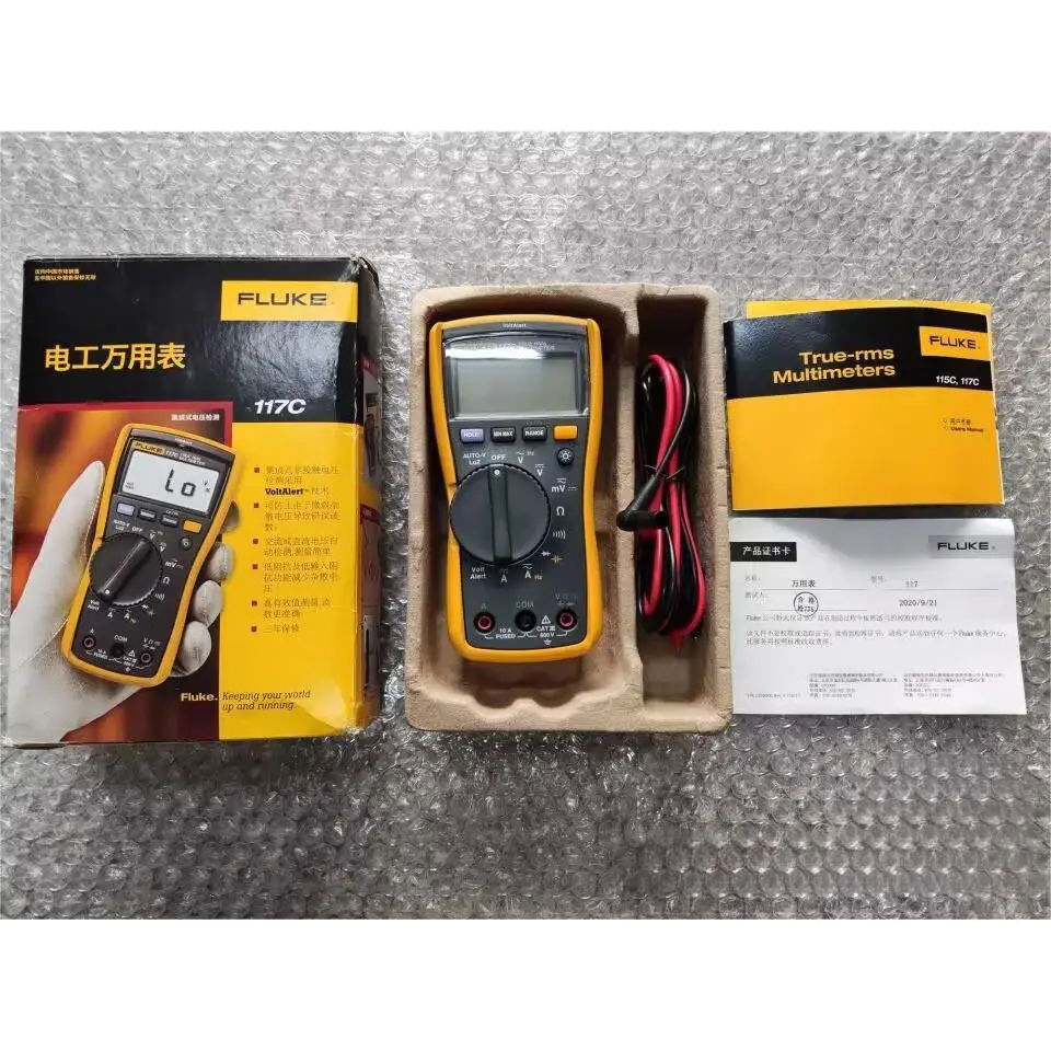 Fluke 117 C 디지털 멀티 미터 새로운