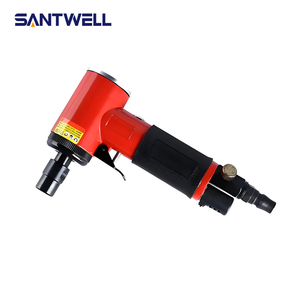 Amoladora angular neumática con interruptor de gatillo para bricolaje, para uso en ángulos de escape traseros, con pinzas de 1/4" y 1/8", 20.000 RPM, disco de amolado - Product Image 1