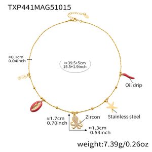 Bracciale, Collana e Orecchini in Acciaio Inox con Zirconi 5A Rosso Corallo, Design Elegante con Polpo e Tartaruga - Product Image 2