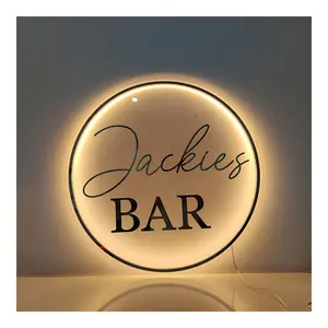 Store Schilder LED Outdoor Gold LED Logo Kanal Schriftzug Acryl Buchstaben Display Store front Schilder Outdoor LED beleuchtete Zeichen