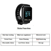 Traqueur de bracelet GPS 4G non amovible Traqueur Gps de délinquant personnel pour prisonnier Mini IP67 Étanche Portable à main