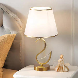 Lampe de table LED de style américain-européen pour chambre à coucher, chevet, salon, bureau, décorations de mariage, hôtel et usage domestique - Product Image 5