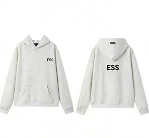 Sudadera con Capucha Extra Grande para Hombre, Diseño Personalizado <span class=keywords><strong>ESSA</strong></span>, Marca de Algodón, Bordado R, Sudadera Lisa para Hombre - Product Image 2