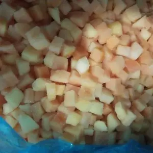 Замороженные овощи и фрукты IQF, кубики папайи
