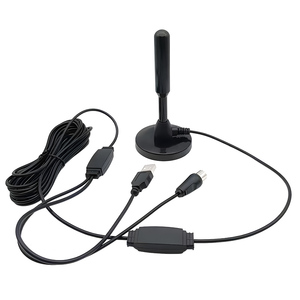 25dBi ad alto guadagno ventosa antenna base magnetica antenna VHF170 ~ 230 MHz UHF470 ~ 860MHz per TV interna antenna programma TV hd - Product Image 1
