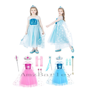 Nuevo Disfraz de Halloween de Blancanieves, Elsa, Anna, Sofía, Aurora, Rapunzel, <span class=keywords><strong>La</strong></span> <span class=keywords><strong>Sirenita</strong></span>, Encanto, Vestido de Princesa para Fiesta de Cumpleaños, Cosplay - Product Image 1