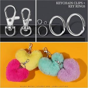 265PCS Keychain Hardware with 70 Swivel Clasps Lanyard Snap Hooks and 70 Keychain Rings for DIY Crafts, Resin and Jewelry Making - Product Image 3