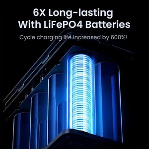 UGREEN 300W 48000mAh Chargeur <span class=keywords><strong>portable</strong></span> à charge rapide, batterie externe 6 en 1, station d'alimentation <span class=keywords><strong>portable</strong></span> avec écran LED pour iPhone Xiaomi - Product Image 6