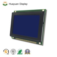 Écran LCD STN 3 "GH12864-3002, 128x64, Module graphique LCM monochrome 12864 avec rétroéclairage LED, affichage industriel intégré