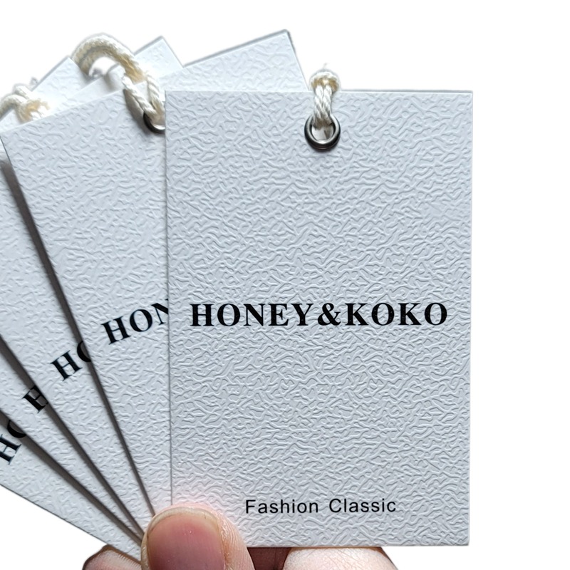Factory Hang Tag Custom Made Clothing Label Tag Hanging Tags