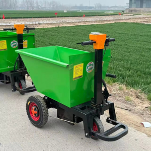 Mini-dumper électrique vert, tricycle chargeur, 0,33 mètre cube, haute efficacité, entretien facile - Product Image 1