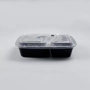 Eco Friendly Disposable PP <strong>Plastic</strong> <strong>Square</strong> Bento Boxes 2D Microwavable Reusable Easy Takeaway Food <strong>Containers</strong> Accept Custom. - Product Image 5