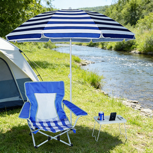Cadeira de Jardim Dobrável para Exterior, Cadeira Portátil de Assento Baixo, Cadeira de Praia e Camping com Apoio de Braço - Product Image 5