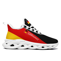 Chaussures de sport tendance 2026 pour hommes, respirantes, motif drapeau allemand, baskets de course et de marche épaisses pour femmes - FN003-25023220-6