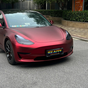 Película de cambio de color Envoltura de color Vinilo Mate Rojo Película de coche Envoltura Protección Películas decorativas - Product Image 3