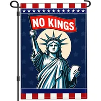 Drapeau personnalisé en polyester imprimé numériquement, sans roi en Amérique, 3x5 pieds, bannière d'extérieur