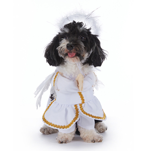 Disfraz de Ángel de la Oración para Perro, de Poliéster, Moderno, Divertido, para Halloween, Cosplay, para Perros, Tallas <span class=keywords><strong>S</strong></span>/M/L/XL - Product Image 1