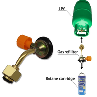 Valve de gonflage Type de carte extérieure Long réservoir d'essence Connexion directe Dispositif de gonflage Valve de gonflage intégrée