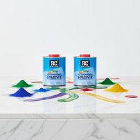 Vernis acrylique transparent haute brillance RC T108S 2:1 2K, application par pulvérisation, revêtement liquide pour voiture
